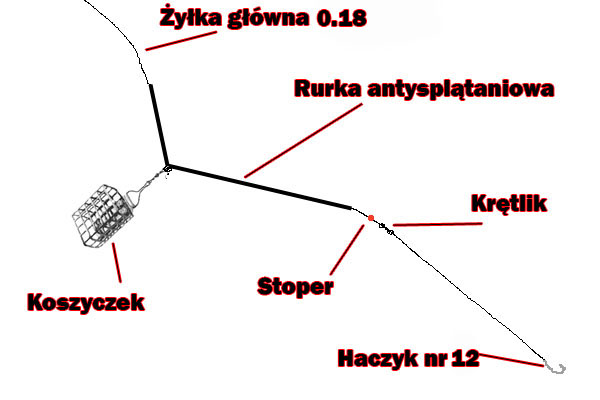 Zestaw na płoć Zestaw na płoć